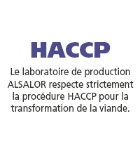 Alsalor certification HACCP